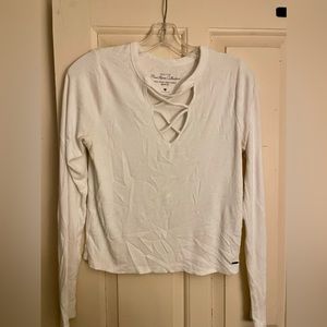 American Eagle Ribbed Long SleeveTop
